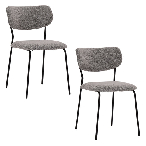 Housecraft Living Leah Eetkamerstoelen Taupe - Set van 2 - vtwonen shop