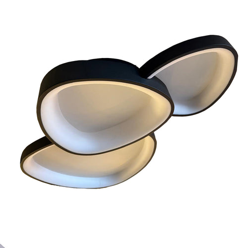 Freelight plafondlamp Organico - 3 lichts - 90  x 10.5   cm - zwart
