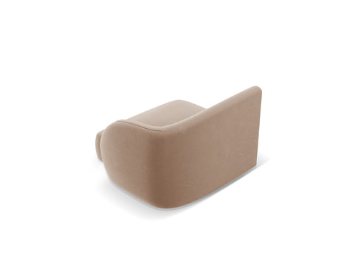 Micadoni rechter module Miley flueel cappuccino - 90x90x70cm