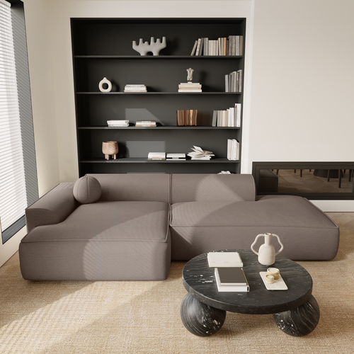 Sia Home - Hoekbank links ANIA - kruisweefsel mol 260cm