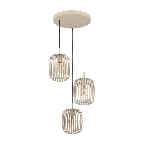 EGLO hanglamp Romazzina - e27 - zandkleur - vtwonen shop