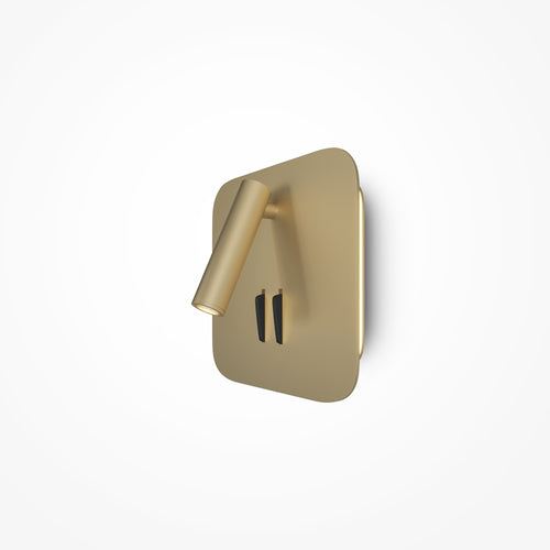 Maytoni wandlamp Ios 176 - Goud - 13x6.5x13 cm