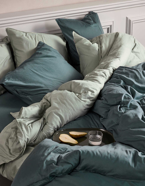 Essenza Minte dekbedovertrek - Tweepersoons – 200x200/220 cm - Denim Blue