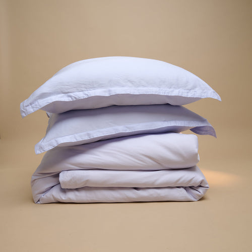 Coco & Cici - TENCEL Twill Dekbedovertrek Lavendel Blauw - Pre-order: 240x220 + 2 kussenslopen 60x70 (leverbaar 5 oktober)