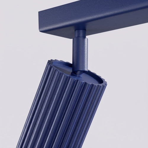 Sollux Lighting Plafondlamp KARBON 6L ultramarijn - 117x6,5x16,5cm