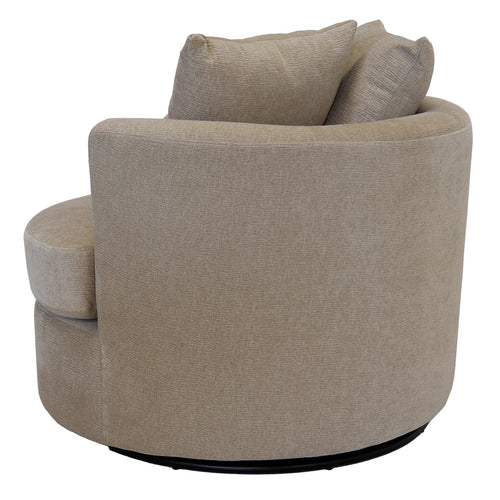 Giga Meubel Fauteuil Thony Luxe Draaibaar - Taupe - Zithoogte 46cm - vtwonen shop