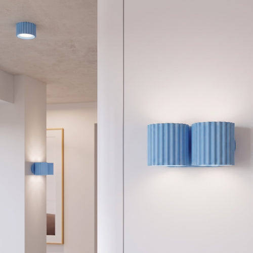 Sollux Lighting Wandlamp AURA 2 lichtblauw G9 - 21x12x10cm