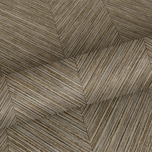 Sanders & Sanders behang visgraat-motief bruin - 53 cm x 10 m - 640247 - vtwonen shop