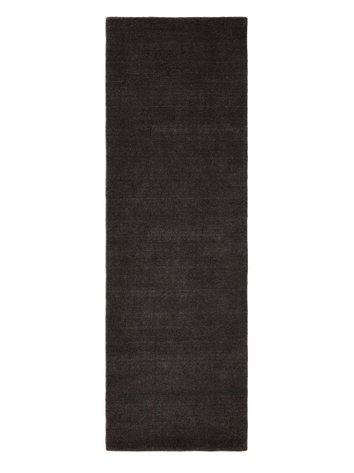 benuta wollen loper Vera - donkergrijs - 70x200 cm