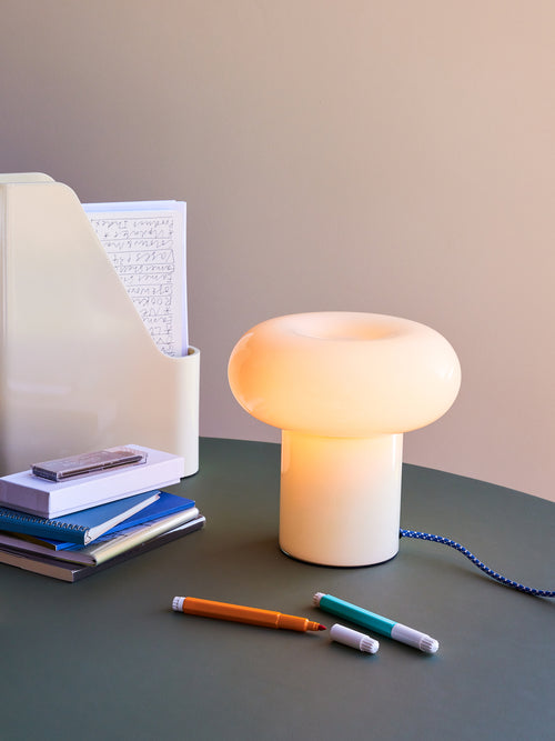 Hübsch tafellamp Hues - glas - ø23xh22cm/e27