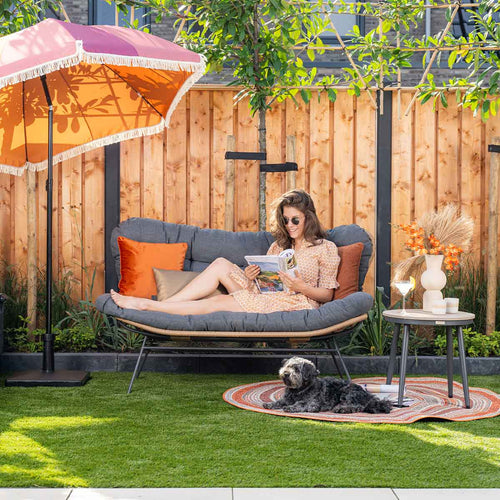 Garden Impressions loungebank Melfort natural rotan