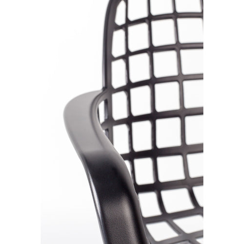 Zuiver Albert Kuip Tuin Eetkamerstoelen armleuning Zwart - Set van 2 - vtwonen shop