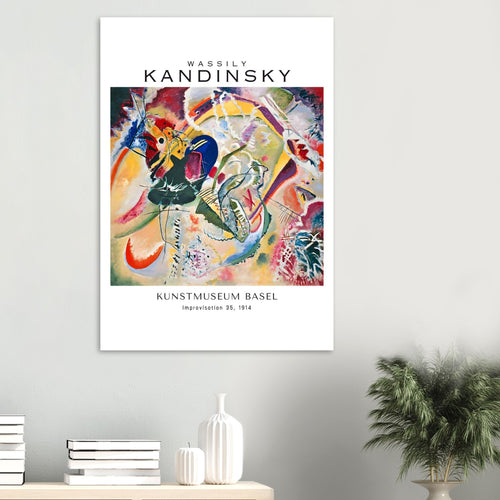 Artfulprints  Wassily Kandinsky - Improvisation 35   poster 30x40 cm
