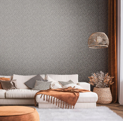 Livingwalls behang grafisch motief zwart en goud - 53 cm x 10.05 m - AS-388281 - vtwonen shop