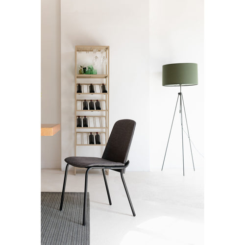 Zuiver Clip Eetkamerstoelen  Zwart/Grijs - Set van 2