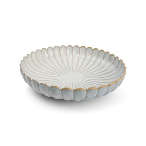 S|P Collection - Diep bord 24xH5cm nuance white Lotus - Set van 4 - vtwonen shop