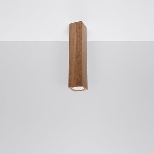 Sollux Lighting Plafondlamp KEKE 30 eik - 6x6x30cm