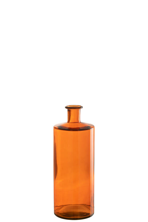 J-Line vaas Wijd - glas - orange - small - 40 cm hoog
