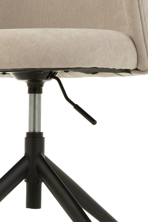 J-Line stoel Turn/Up/Down - textiel - beige