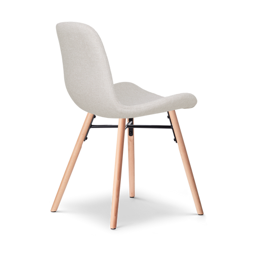 Nolon Nena-Fé Eetkamerstoelen Set van 2 - Beige - Hout Poten - vtwonen shop