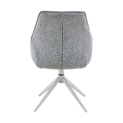 Starfurn eetkamerstoel Hera - grijs - 63x63x83cm - Set van 2