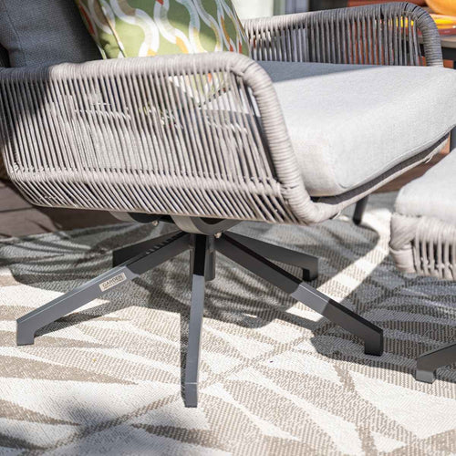 Garden Impressions loungestoelen Bosh draaibaar- Lucas bijzettafel Ø50x48 cm - vtwonen shop