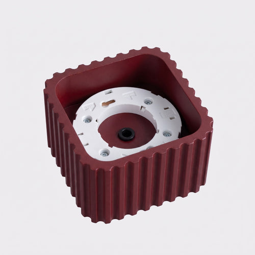 Sollux Lighting Plafondlamp RIFF 1 bordeaux Gx53 - 10x10x6cm