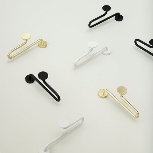 Hübsch haak Swing - ijzer - 7x2,5xh13cm - vtwonen shop