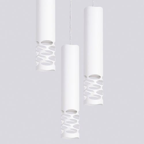 Sollux Lighting Hanglamp LIRO 3P wit - 25x25x125cm