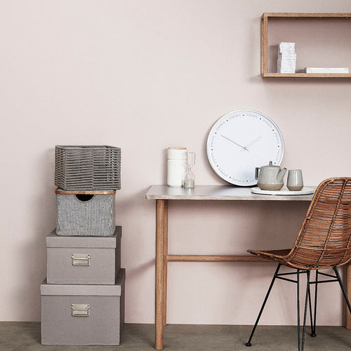 Hübsch klok Time - metaal - ø40x5cm - vtwonen shop