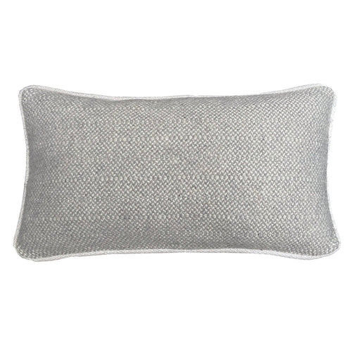 Malagoon kussen - structuur grijs - 35x60cm gerecycled wol