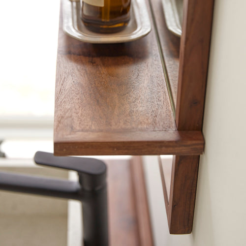 Tikamoon Spiegel van palissanderhout 75 x 45 cm - Bruin - vtwonen shop