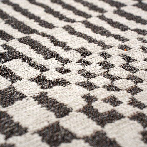 Louis De Poortere binnen & buiten machinewasbaar vloerkleed Structures Berber van 70% gerecycled PET - wit - 170x235cm