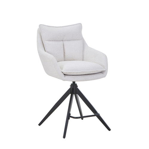 DÉJA Living Barkruk Manon - Beige - Draaibaar - 65cm - Set van 2