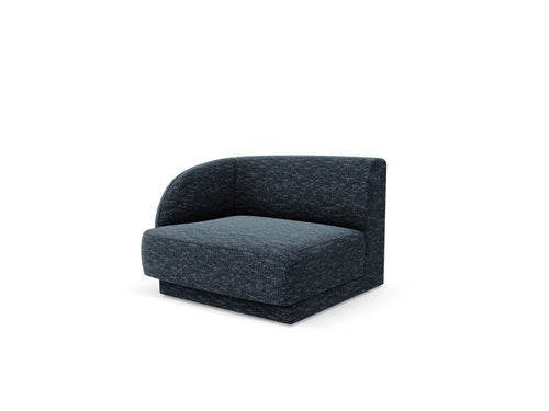 Micadoni linker module Miley chenille koningsblauw - 90x90x70cm