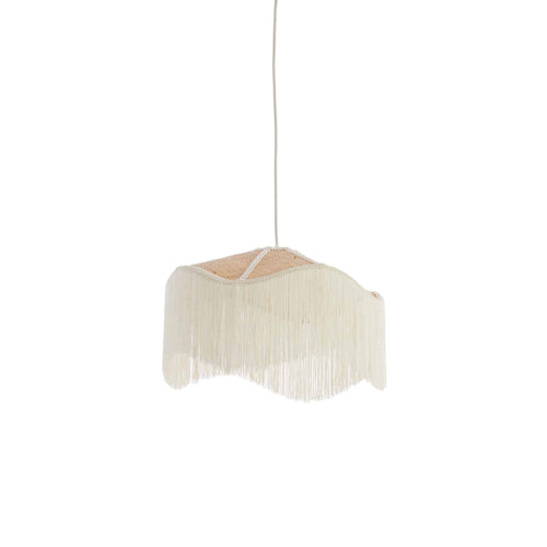 Light & Living hanglamp Tiffany - wit - Ø40cm