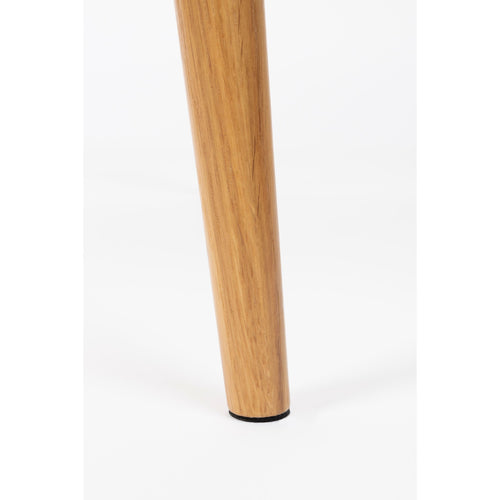 Housecraft Living Haru Salontafel Rond Glas/ Hout 70x70 cm Naturel