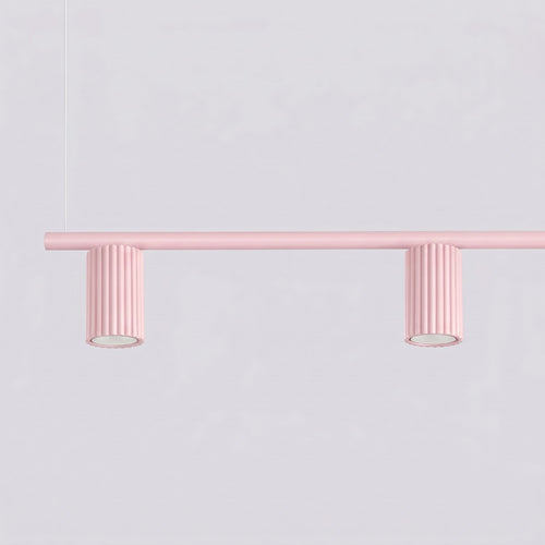 Sollux Lighting Kroonluchter KARBON 4 roze - 122x6,5x212cm