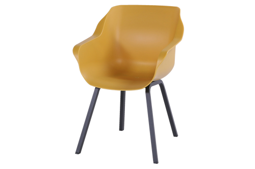 Hartman Tuinstoel Sophie - Geel Kunststof - Set Van 2 - vtwonen shop