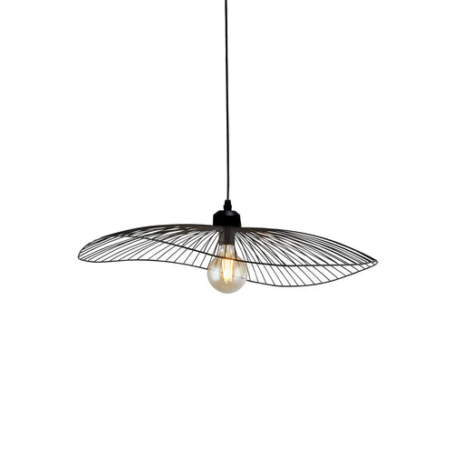 Searchlight Wave Plafondlamp converteerbaar naar plafondlamp - zwart metaal