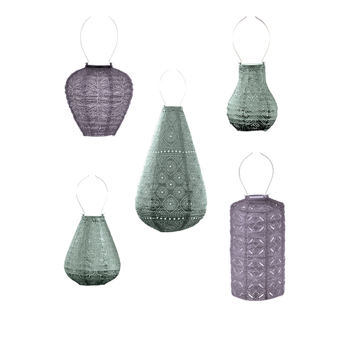 Lumiz solar lampion - toscana set - 3 stuks