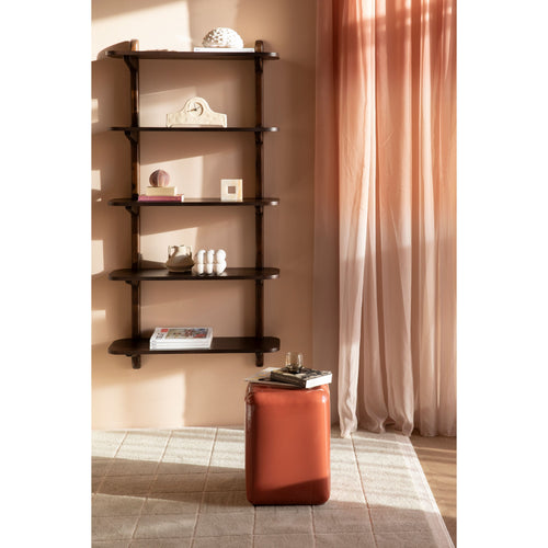 Zuiver Hogar Wandkast/ Wandplanken Donkerbruin