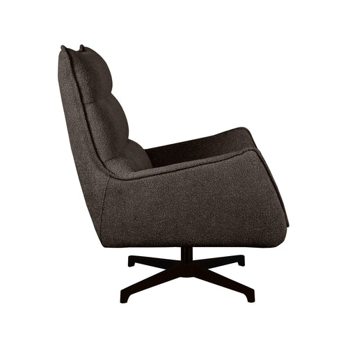 LABEL51 Fauteuil Rodia - Bruin Bouclé - Draaibaar - vtwonen shop