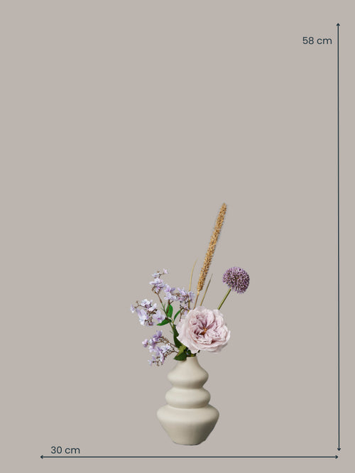 Madame Fleurie Julien Petits – Luxe Zijden bloemen Mini Boeket – Stijlvolle Set voor Interieurdecoratie - 15cm x 20cm