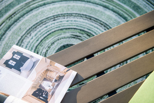 Detroit parkbank - aluminium - polywood - 122 cm