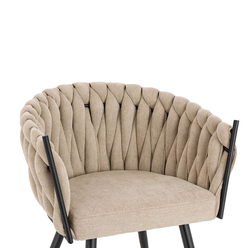 Home Deluxe I Eetkamerstoel AYLA - Beige, set van 3