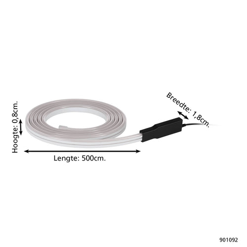 EGLO connect.z smart led strip Flatneon Z - 500 cm - rgb - vtwonen shop