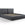 Cosmopolitan Design Opbergbed met dubbel hoofdbord Arendal 160x200cm, structurele stof, blauw - 228x214x97.5cm