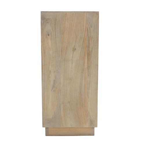 Giga Meubel Dressoir Nika - Mangohout - Naturel - 80x40x91cm - vtwonen shop