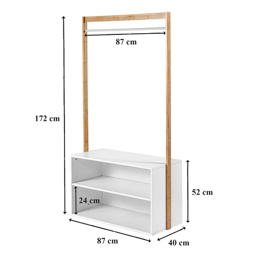 Calicosy - Entree garderobe met opbergruimte  40x90x171 cm
